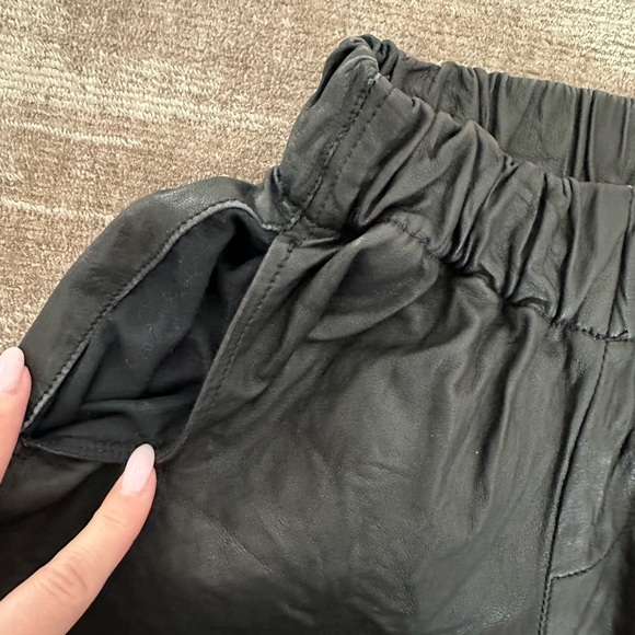 Rag & bone leather shorts - Picture 6 of 7